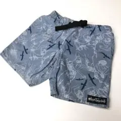 90s USA製 ワイルドシングス W コットンハーフパンツ Sサイズ 鳥柄