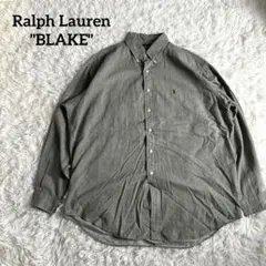 Ralph Lauren BLAKE コットン ボタンダウンシャツ L