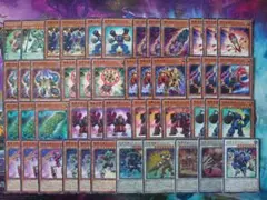 超重武者　デッキ　パーツ　セット　剣聖　忍者　蒸鬼　魔獣等