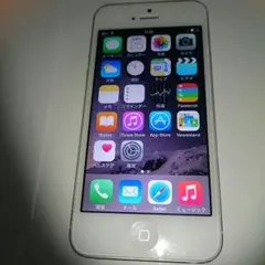 売れました  iPhone5 ホワイト 16GB SoftBank
