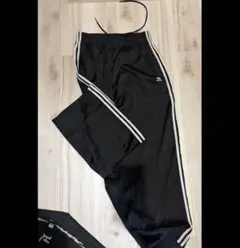 【 adidas 】サテン ワイドレッグ トラックパンツ XXL