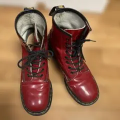 Dr. Martens 8ホールUK6 24cm ドクターマーチン 赤エナメル