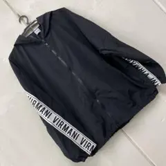 訳ありVIRMANI ロゴライン フード付き ジップアップ ブルゾン
