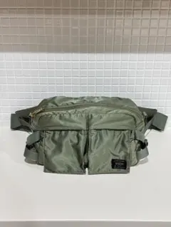 【希少】廃番 PORTER ポーター タンカー ウエストバッグ セージグリーン