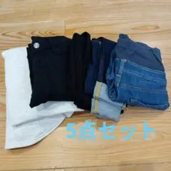 値下★マタニティズボン パンツ ワンピ　5点セットXS.S.Lまとめ売り 小柄