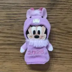 東京ディズニーランド 2026年 午年 干支 ぬいぐるみ ミニー ピンク 指人形