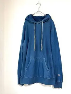 Champion チャンピオン リバースウィーブ パーカー インディゴ XL