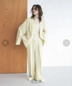 KBF ノーカラージャケット セットアップ