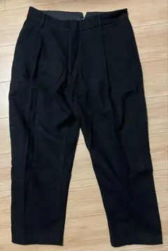 +j ユニクロ　ウールブレンドタックパンツ