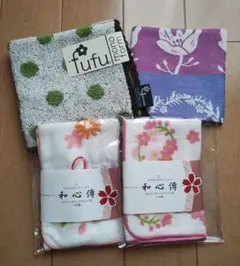 【新品】ハンカチ　4枚セット　まとめ売り