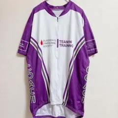 ⭐️希少 エフツーアール ロゴ サイクルジャージ 半袖 紫 自転車【XL】のサムネイル