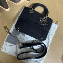 Christian Dior レディディオール ミディアム トートバッグ