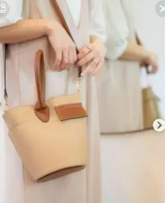 新品 tal.by yumi.イッポンテ 2way バッグ 茶