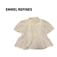 EMMEL REFINES 半袖ブラウス ホワイトのサムネイル