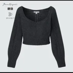 新品タグ付⭐︎ユニクロ⭐︎マメクロゴウチ⭐︎3Dボリュームスリーブセーター⭐︎ブラセット