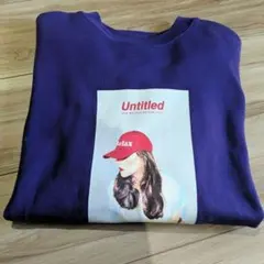 Bershka 紫 長袖 Tシャツ XS　薄手スエット　韓国