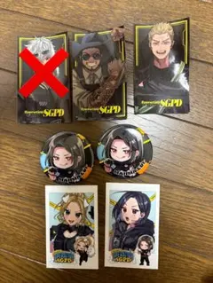 SGPDキャラクター バッジとカードセットのサムネイル