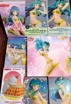 8点　うる星やつら　ラム　こたつ猫　フィギュア　グリッターアンドグラマラス　他