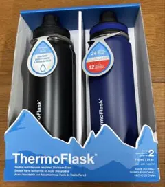 未使用 コストコThermoFlask サーモフラスク 0.7L 水筒2本セットのサムネイル