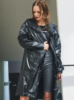 【juemi】Foil Rain Coatのサムネイル