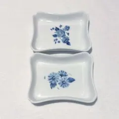 アンティーク　ヴィンテージ　小皿トレー　小花柄