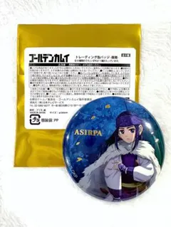 ゴールデンカムイ PLAZA 夜雨 缶バッジ アシリパ