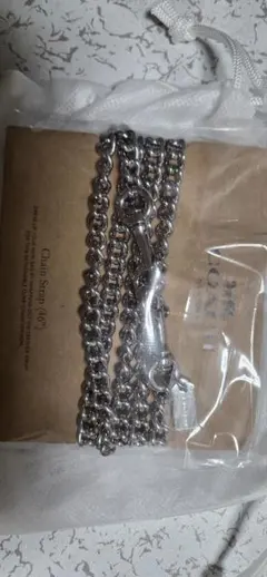 コーチcoachシルバー チェーンストラップ 約116.5cm