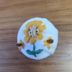 くるみボタンヘアゴム