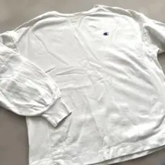 Champion ホワイト スウェット