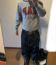 GAP ジップパーカー　短丈　y2k punkandyo fti 00s