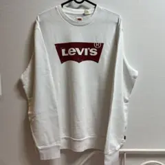LEVI'S ホワイト スウェット Mサイズ　ロングTシャツのサムネイル