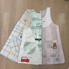 保育士エプロン(３枚セット/美品)