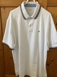 ⭐️3回着用美品⭐️TOMMY HILFIGER ホワイトポロシャツ XL