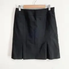 プリーツスカート 膝丈