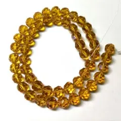 （451）トパーズファセット 一連　39㌢　size８㍉