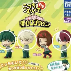 こっちむいてfig ヒロアカ 緑谷出久 爆豪勝己 轟焦凍　ガチャ