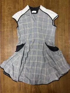 マメ mame krogouchi ニットミニワンピース ノースリーブ　ウールのサムネイル