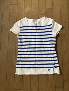 オーシバルORCIVAL★ストライプ VTシャツ★サイズ1Sサイズ