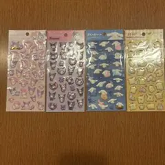 サンリオ　ぷくっとシール　4枚セット