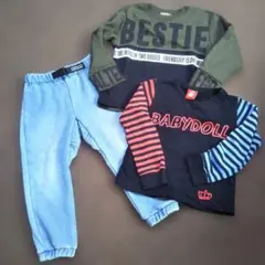 BABYDOLL 長袖カットソー他 3点セット