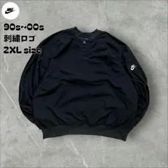 【えび様専用】NIKE GOLFナイロンプルオーバーアノラックブラック2XL