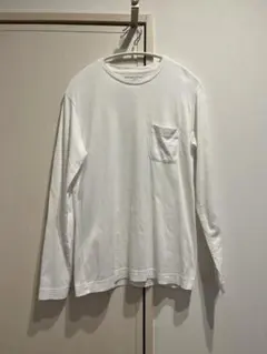 グリーンレーベルリラクシング 長袖カットソー S ホワイト　2枚セット