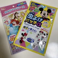 虫よけシール ディズニー プリンセス ミッキー＆ミニー セット