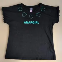 ANAPGIRL ブラック Tシャツ S