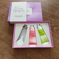 L'Occitaneフラワーブーケトリオ 限定ハンドクリームセット 30ml×2