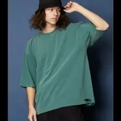 unrelaxing ヴィンテージライク ピグメント加工ダメージTシャツ　新品