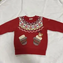 HOT BISCUIT 90サイズ トレーナー レッド