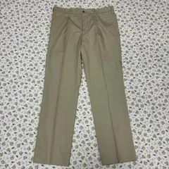 新品　TOPVALU メンズ ワンタックチノパンツ ベージュ 85×75