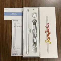 タッチペン JAMJAKE 急速充電 スタイラスペン 極細 高感度 pencil