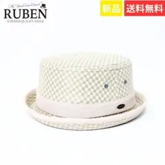 新品 RUBEN ルーベン ペーパーミックス ポークパイハット ベージュのサムネイル